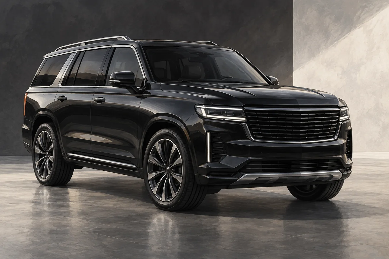 Illustration of a luxury suv vehicle, representative of the class